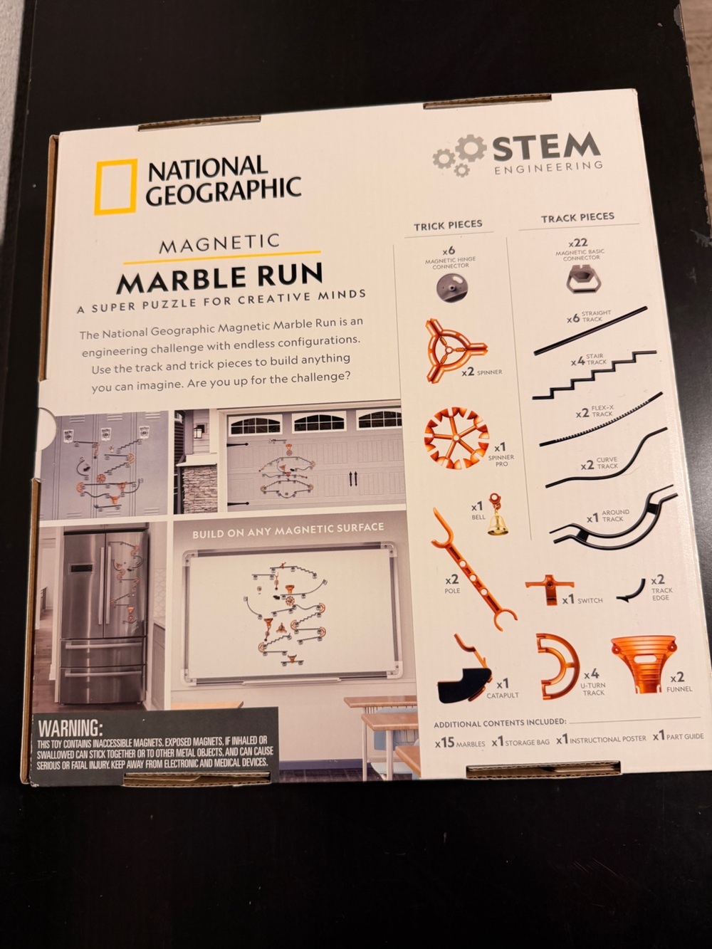 Magnetic Marble Run Set - National Geographic - Picture 2 of 4